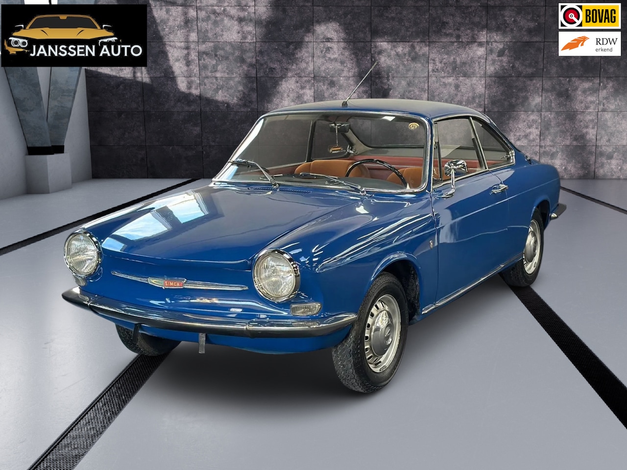 Simca 1000 - Coupe | Zeldzame auto | Nette Staat | Frans kenteken - AutoWereld.nl