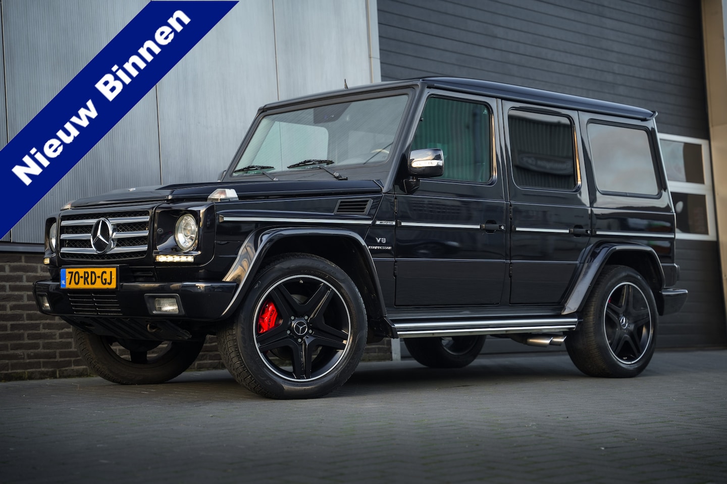Mercedes-Benz G-klasse - AMG 55 K. 476 pk St.Wagon AMG-Sportpakket / NL-Auto/ 7-Zitter/ Leder/ Schuif-Dak/ Xenon/ L - AutoWereld.nl