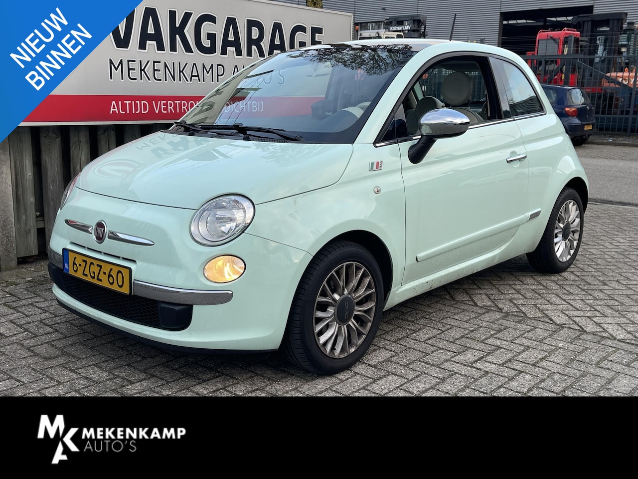 Fiat 500 - 0.9 TwinAir Turbo Lounge 15''/Panoramadak/Blue&Me/Airco - AutoWereld.nl