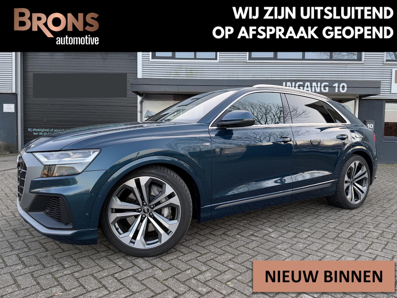 Audi Q8 - 55 TFSI e quattro Pro Line Advanced Hybrid l Luchtvering l Trekhaak l winter en zomerset - AutoWereld.nl