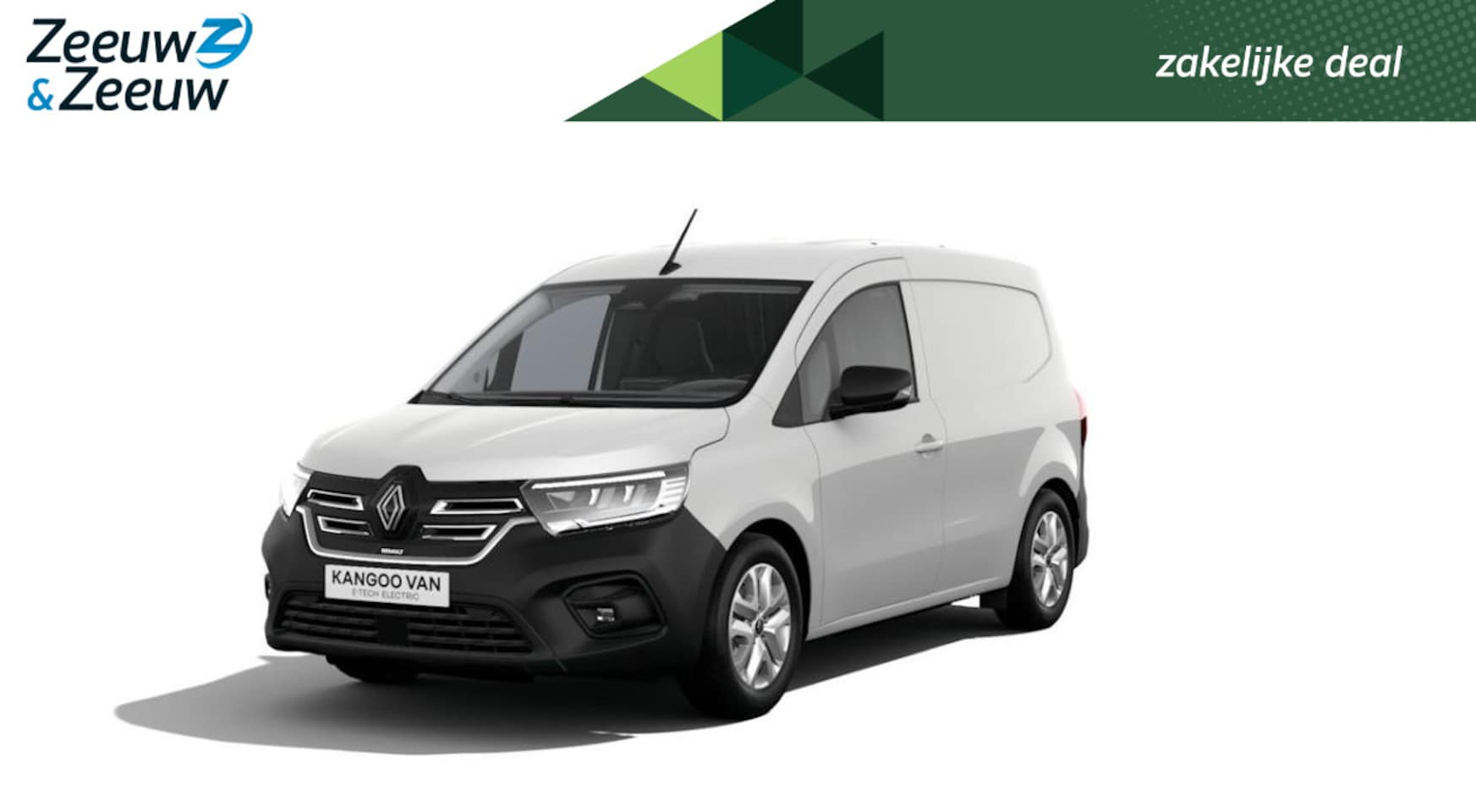 Renault Kangoo E-Tech - Advance L1 22kWh | Nu  leverbaar met maar liefst 12% Zeeuw & Zeeuw actiekorting  | - AutoWereld.nl