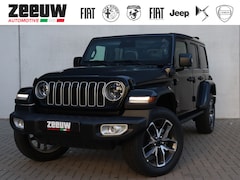 Jeep Wrangler Unlimited - 4xe 380 PK Sahara | Schuifdak | Leder | Camera | Navi | 20"