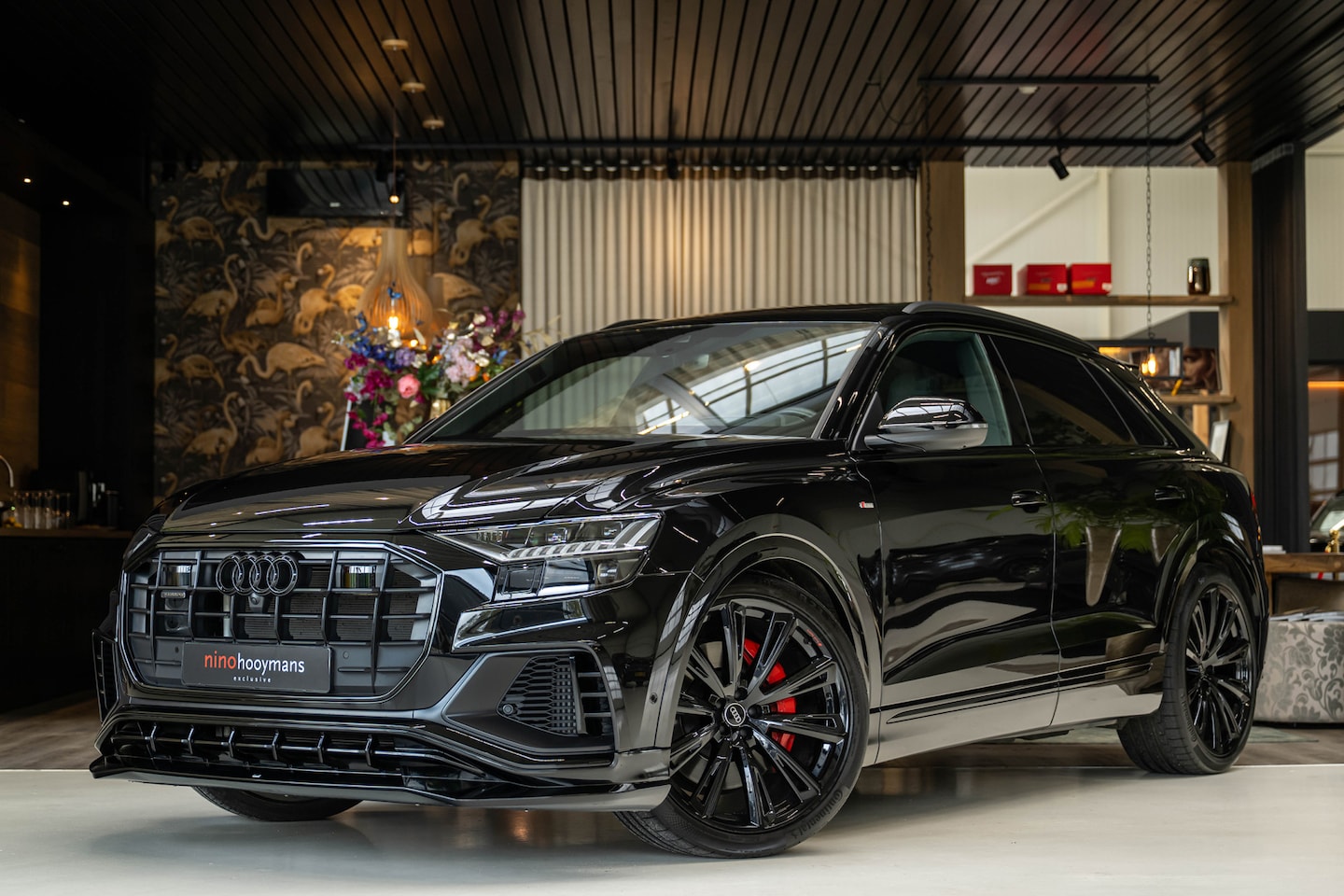 Audi Q8 - 55 TFSI e quattro ABT | S-line binnen buiten | Massage | Trekhaak | PANO | Tour | City | B - AutoWereld.nl