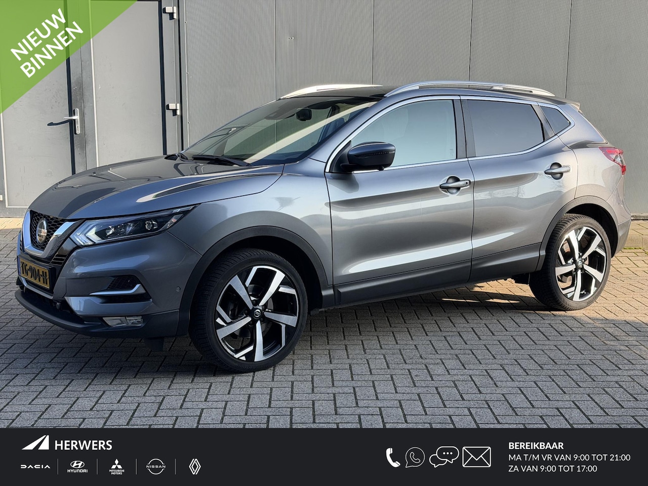 Nissan Qashqai - 1.2 Tekna + / Trekhaak / Distributieketting Vervangen 5-2024 / Stoelverwarming / Panoramad - AutoWereld.nl