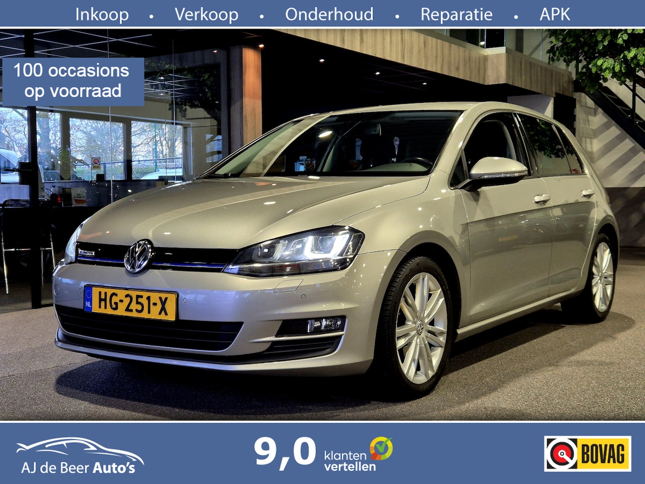 Volkswagen Golf - 1.0 TSI Business Edition Connected Navigatie | Camera | Stoelverwarming | Trekhaak - AutoWereld.nl