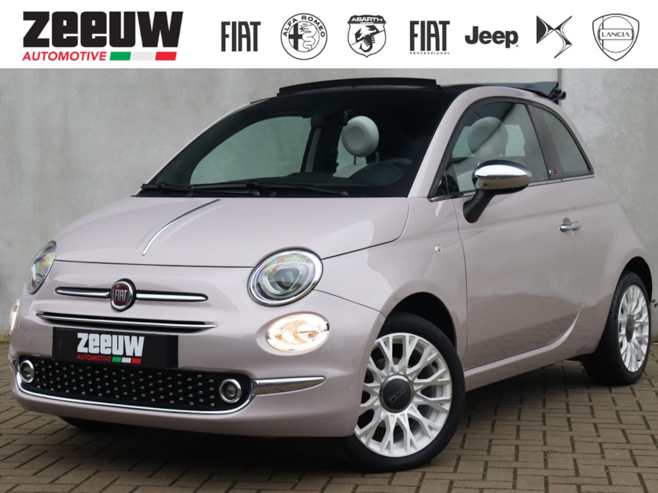 Fiat 500 C - 1.0 Hybrid 70 PK Star | Navi | Carplay | Clima | Cruise | 16" - AutoWereld.nl