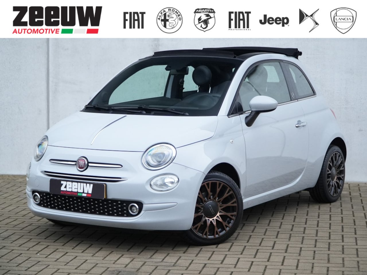 Fiat 500 C - TwinAir Turbo 85 PK 120th | Carplay | Cruise | PDC | 16" - AutoWereld.nl