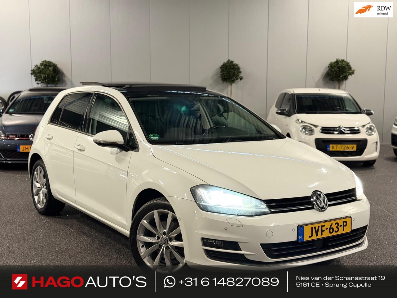 Volkswagen Golf - 1.4 TSI Highline DSG NAVI/PANO/XENON/ACC/PDC/MASSAGE/FRONT-ASSIST - AutoWereld.nl