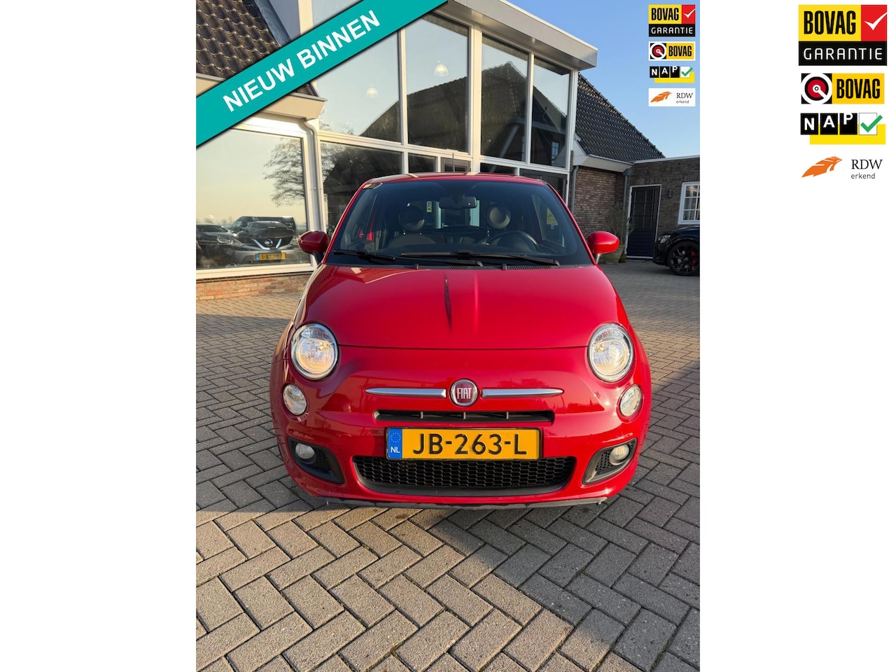 Fiat 500 - 0.9 TwinAir Turbo 500S - 0.9 TwinAir Turbo - 500S - AutoWereld.nl