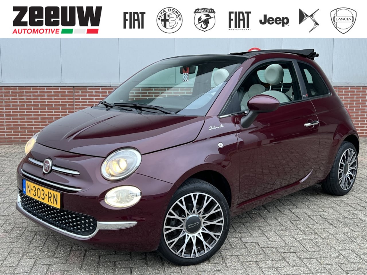 Fiat 500 C - 1.0 Hybrid 70 PK Dolcevita | Carplay | Beats | Clima | Cruise | - AutoWereld.nl