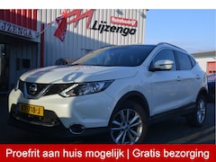 Nissan Qashqai - 1.2 Tekna Navi | LMV | PDC | Clima | Bluetooth | Camera | Leer
