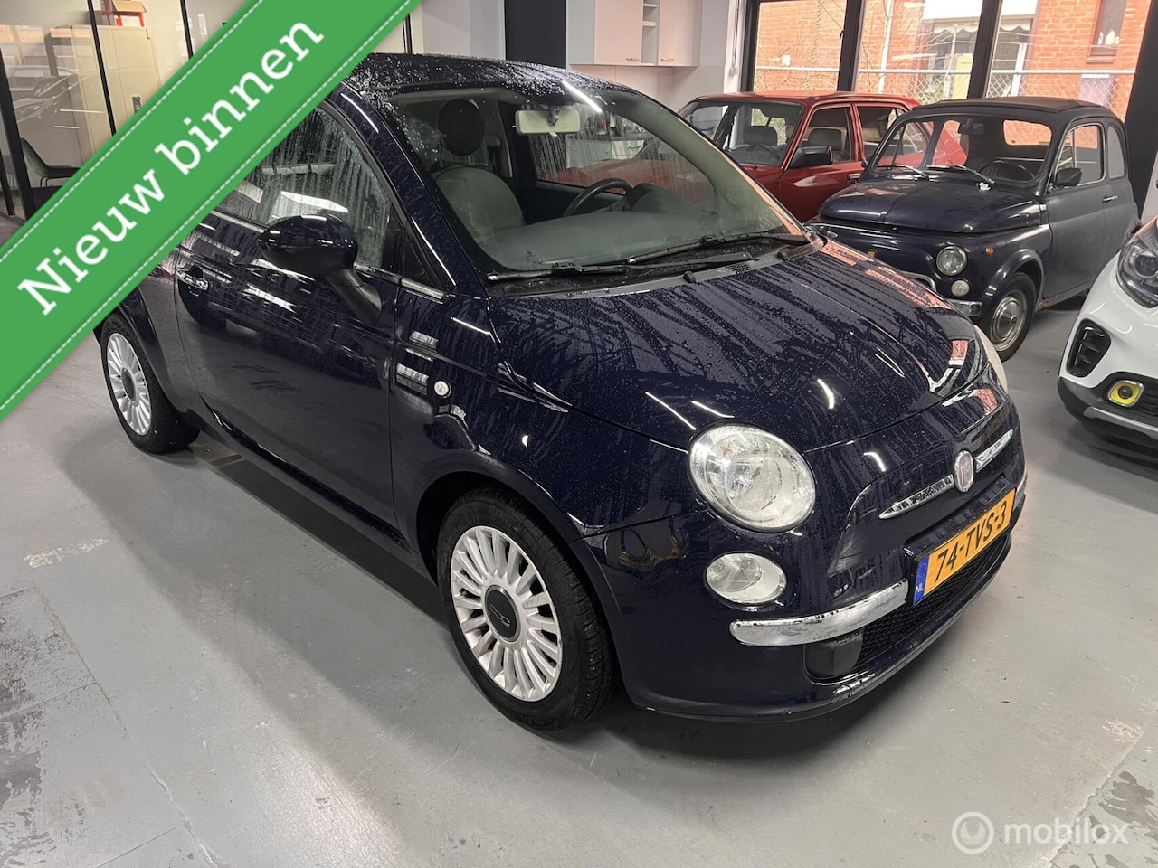 Fiat 500 - 1.2 met NAP weinig km , Panorama dak - AutoWereld.nl