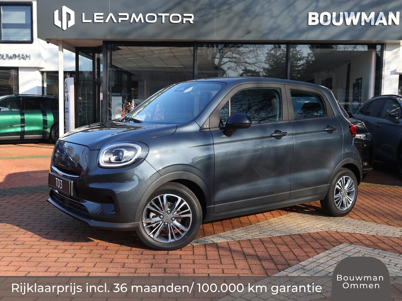 Leapmotor T03 - EV 37,3 kWh 95PK Design, Rijklaarprijs | Camera | Navigatie | Panoramadak | Lichtmetalen w - AutoWereld.nl