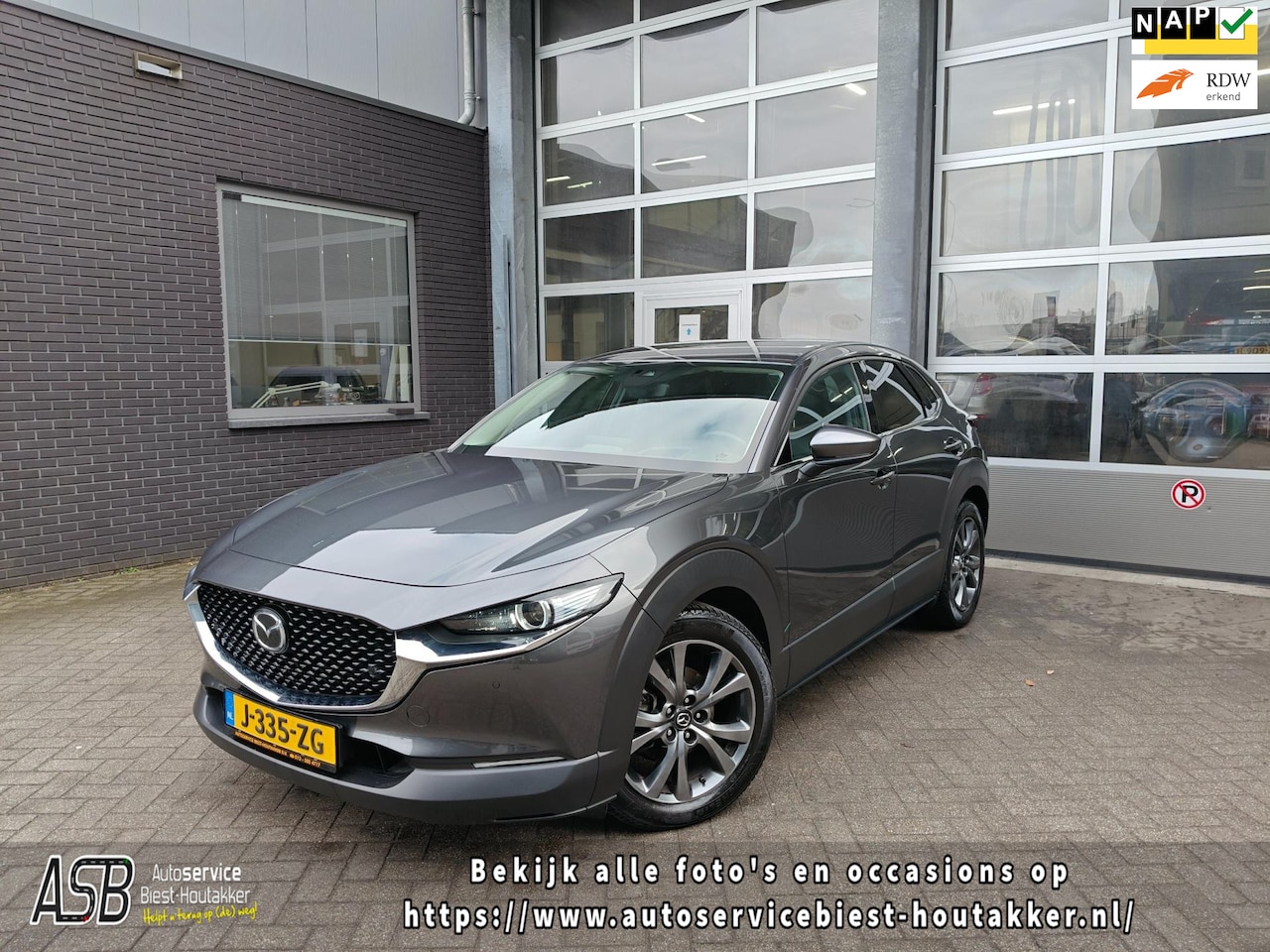 Mazda CX-30 - 2.0 e-SkyActiv-X M Hybrid Luxury | 180pk | Carplay | Leder | Navi | Camera | Stoel + Stuuv - AutoWereld.nl