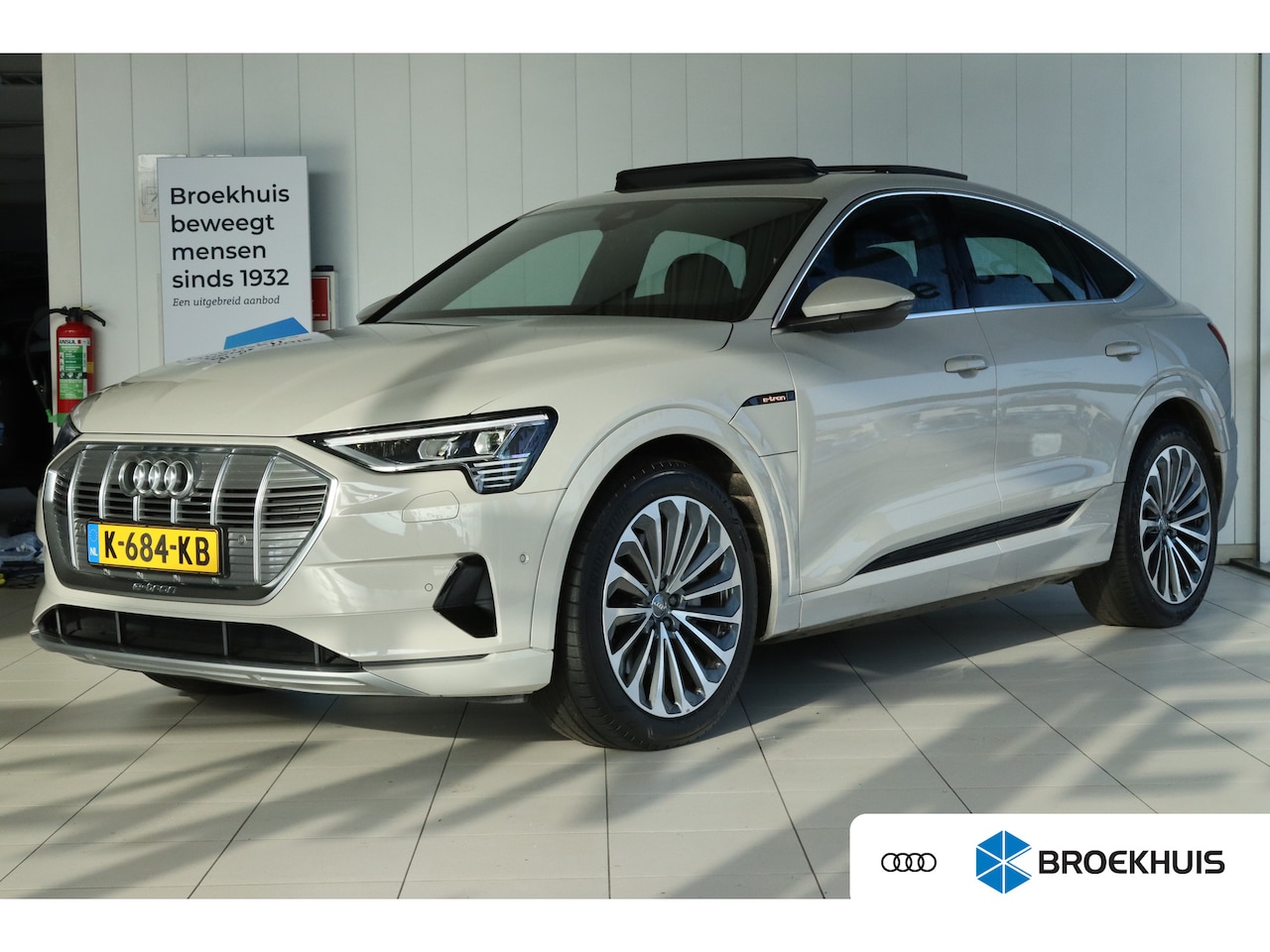 Audi e-tron Sportback - 50 quattro Business edition Plus 71 kWh | Adapt. Cruise | Trekhaak | Schuifdak | Leder | S - AutoWereld.nl