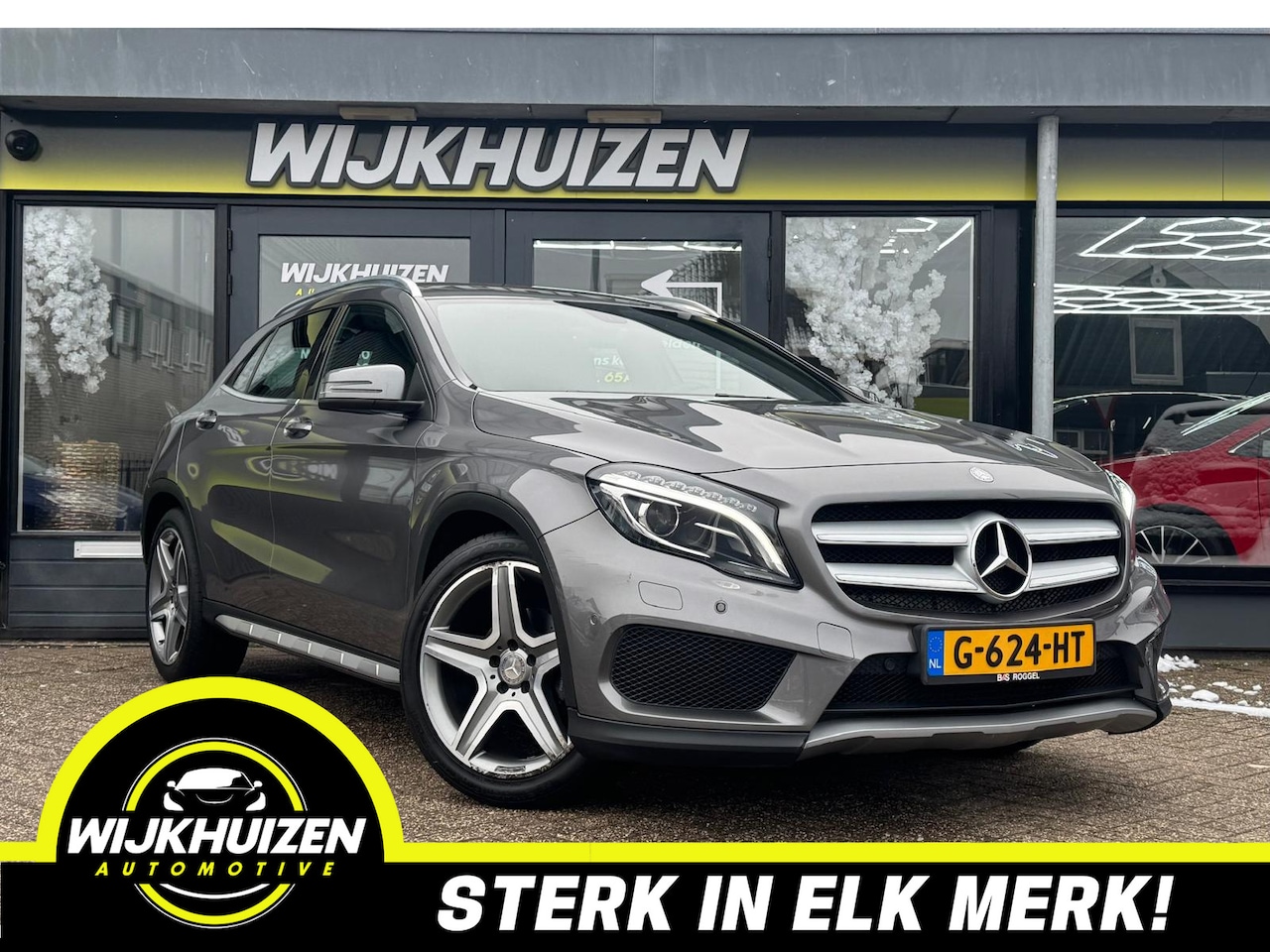 Mercedes-Benz GLA-Klasse - 200 Prestige AMG met Led !!! Leder / Alcantara !!! 19 Inch !!! Cruise !!! - AutoWereld.nl