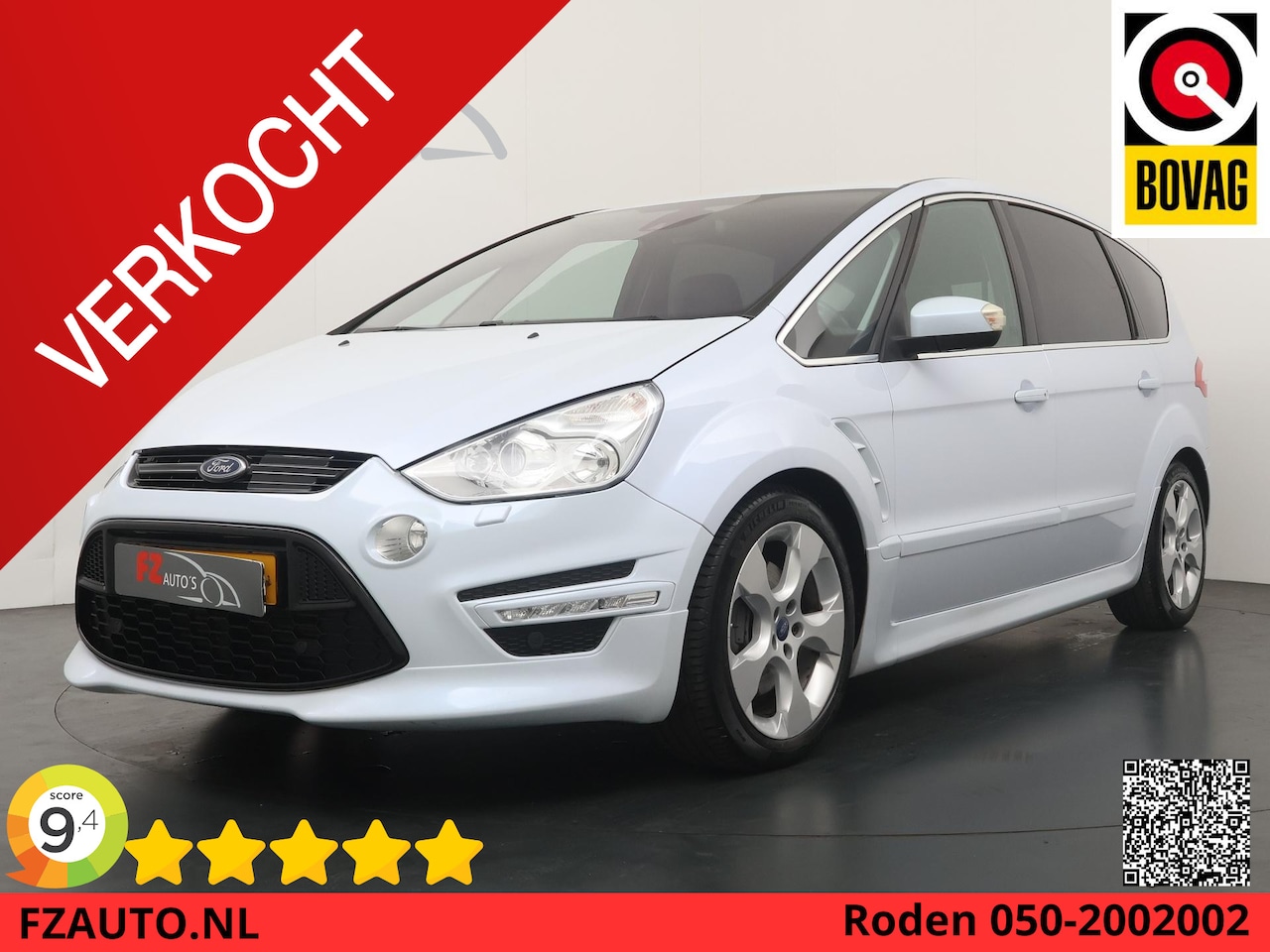 Ford S-Max - 2.0 EcoBoost S Edition Automaat - Navigatie - Sportstoelen - Trekhaak - AutoWereld.nl