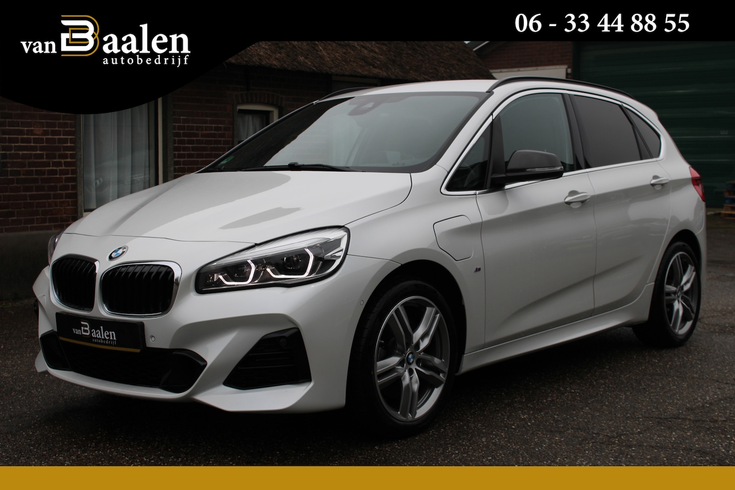 BMW 2-serie Active Tourer - 225xe PHEV High Executive SOh 90.6% M-SPORT LEER LED NAVI 36000KM!!! - AutoWereld.nl