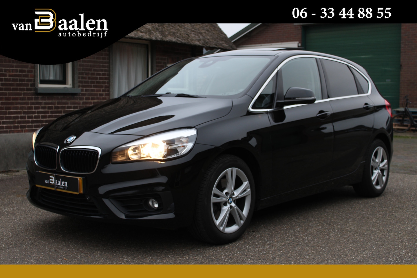 BMW 2-serie Active Tourer - 218i Executive ORG NL LEER NAVI CAMERA PANO 79000KM!! - AutoWereld.nl