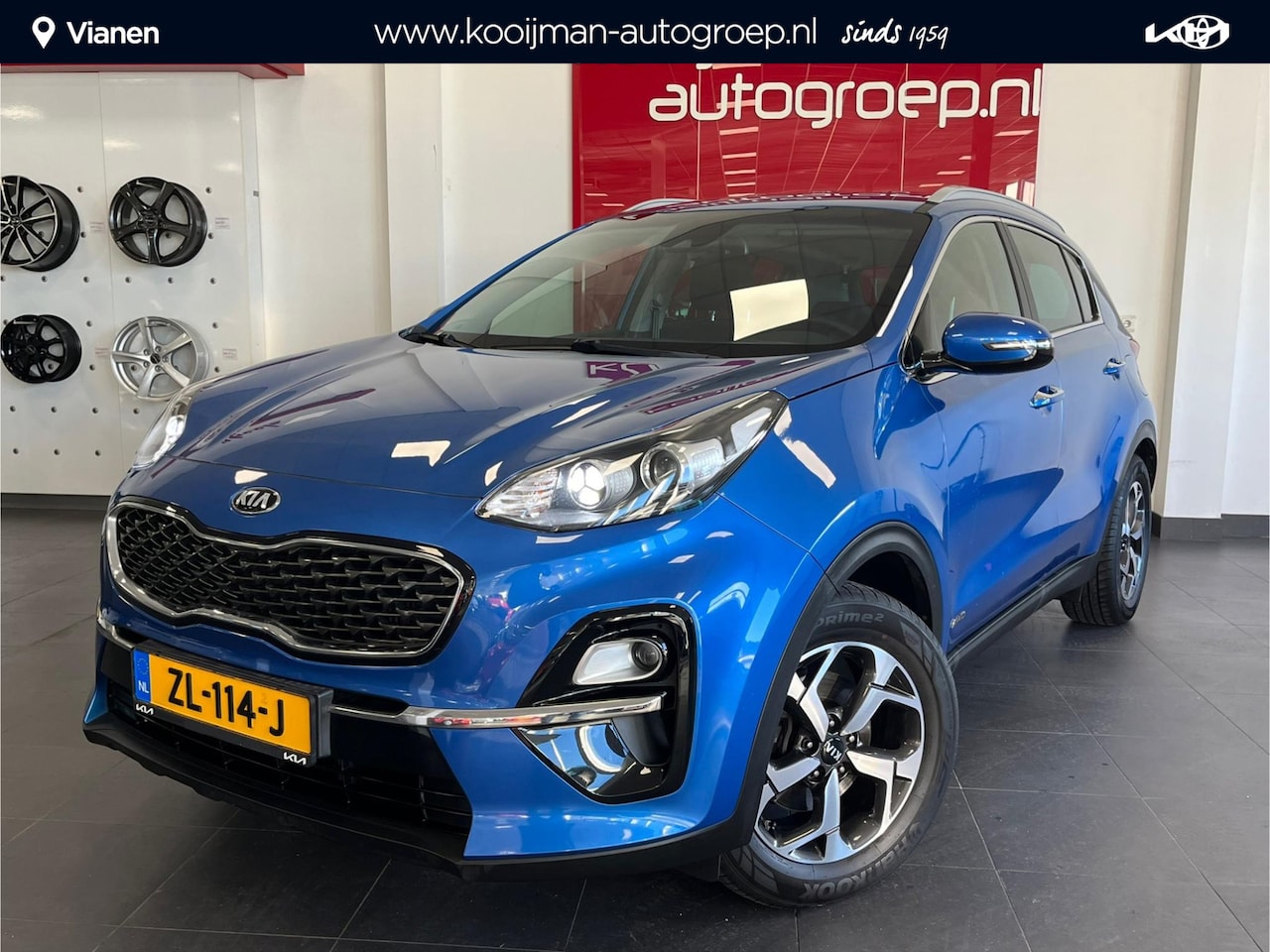 Kia Sportage - 1.6 T-GDI 4WD DynamicLine Automaat, boekjes compleet, dealer onderhouden, navigatie, cruis - AutoWereld.nl