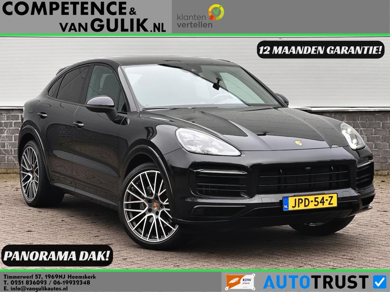 Porsche Cayenne Coupé - 3.0 E-Hybrid | Pano | 360 | Bose | PDLS+ | Sport chrono | - AutoWereld.nl