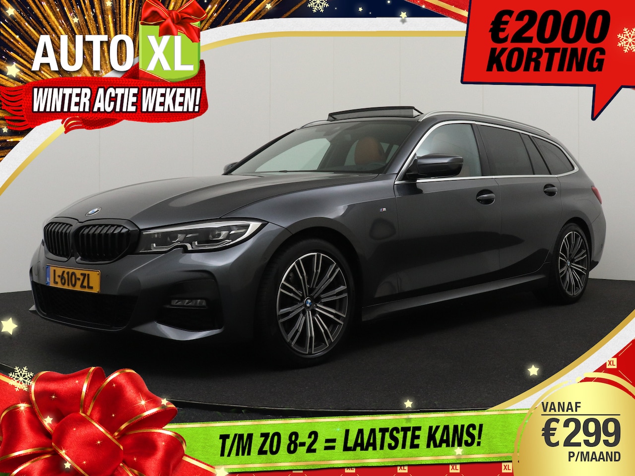 BMW 3-serie Touring - 320i 184 PK Aut. M-Sport Pano-dak Camera Leder-Sportstoelen - AutoWereld.nl