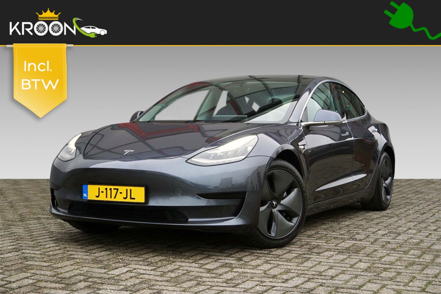 Tesla Model 3 - Standard RWD Plus 60kWh SOH 91% Trekhaak - AutoWereld.nl