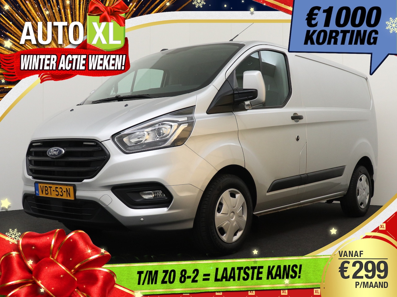 Ford Transit Custom - 300 2.0D 130 PK Aut. L1H1 Camera Carplay Stoelverw. LED 1k - AutoWereld.nl