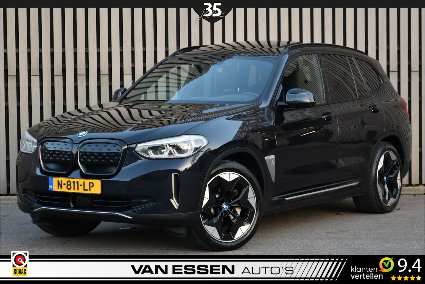 BMW iX3 - High Executive 80 kWh Pano Trekhaak Leder 360-Camera ACC Head-Up Keyless NL-AUTO! - AutoWereld.nl