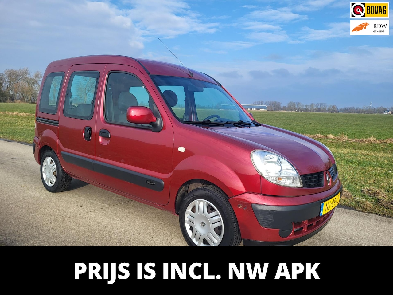 Renault Kangoo - 1.6-16V automaat 147.261km 2x schuifdeur - AutoWereld.nl