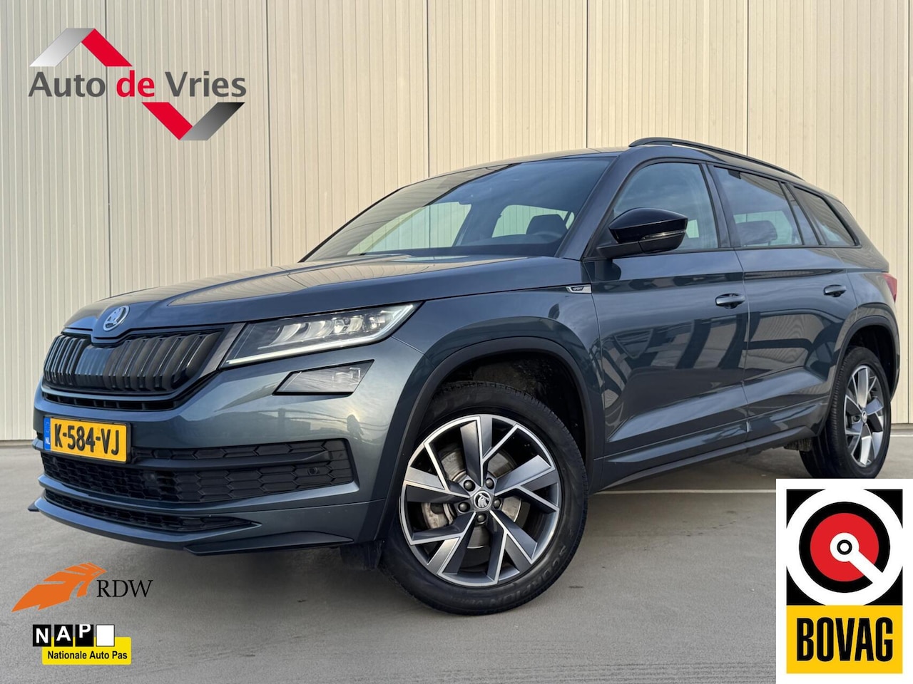 Skoda Kodiaq - 1.5 TSI Sportline Business 7p.|NL-Auto|Trekhaak - AutoWereld.nl