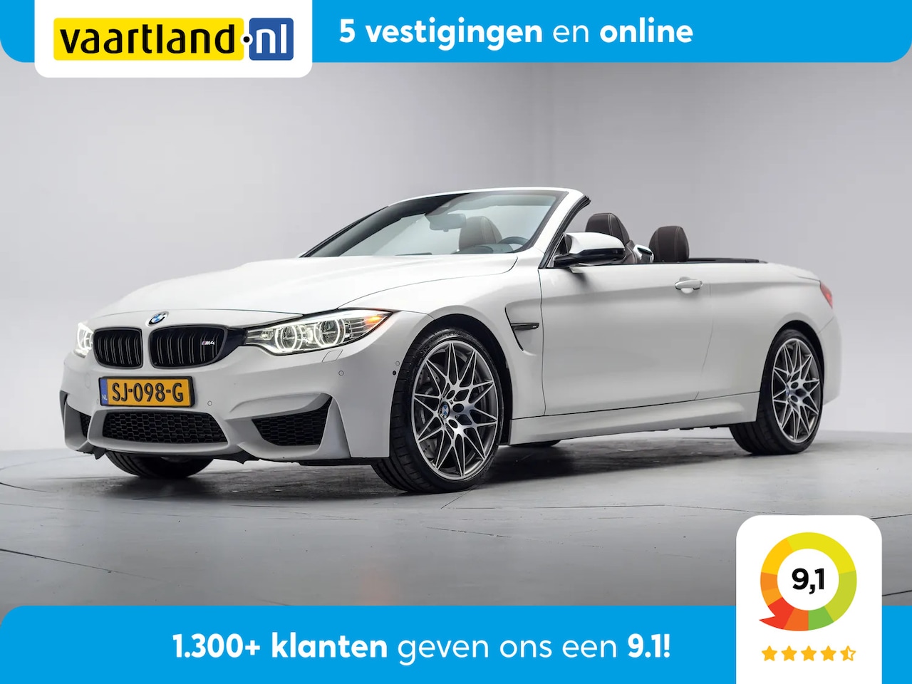 BMW M4 - Competition 450pk [ Nappaleder Memory HUD Surroundview ] - AutoWereld.nl