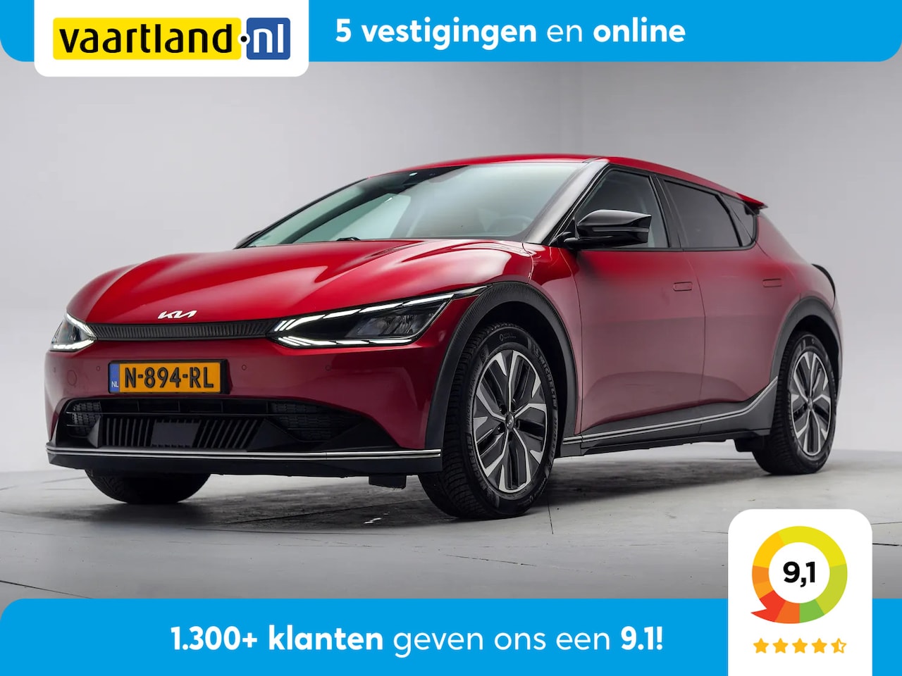 Kia EV6 - 58 kWh [Stoelverwarming Navi Xenon/led apple/ android] - AutoWereld.nl