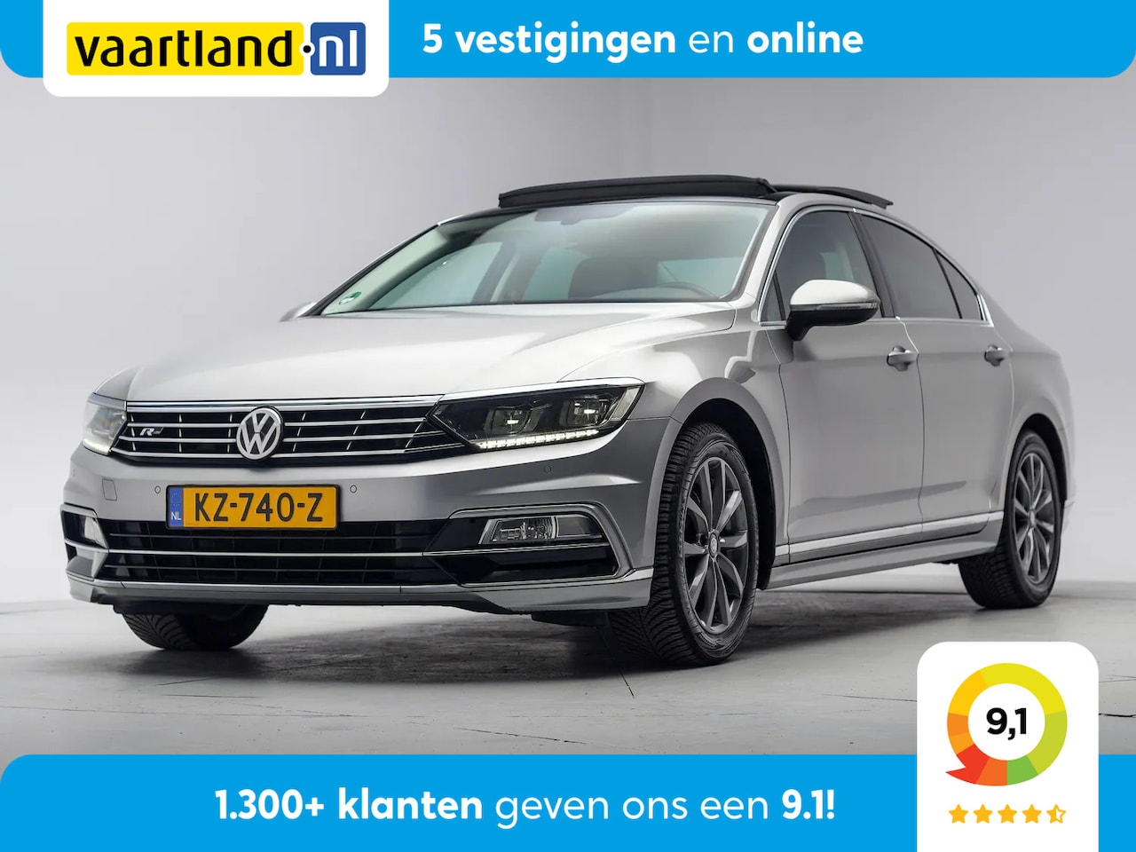 Volkswagen Passat - 1.4 TSI R-Line [Schuif/Kanteldak Groot Navi Massagestoel] - AutoWereld.nl