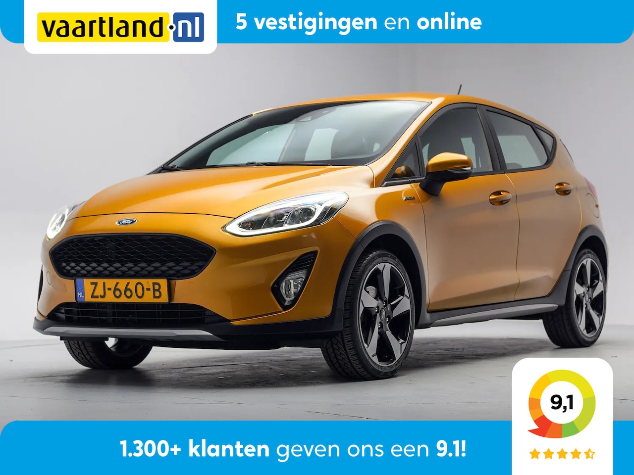 Ford Fiesta - 1.0 EcoBoost 100pk Active [ Apple/Android B&O Cruise ] - AutoWereld.nl