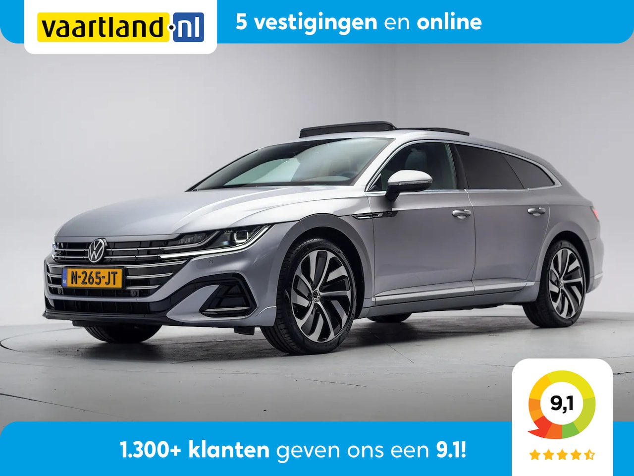 Volkswagen Arteon Shooting Brake - 1.4 TSI eHybrid R-Line Business+ [ Panorama Virtual Stoelverwarming Camera ] - AutoWereld.nl