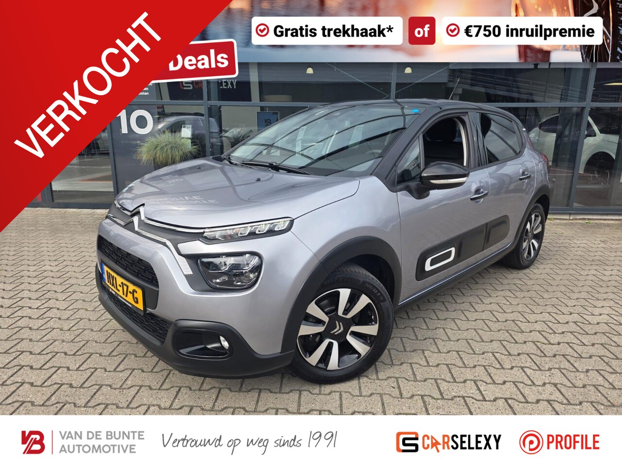 Citroën C3 - 1.2 PureTech Feel *Achteruitrijcamera & Navigatie* - AutoWereld.nl