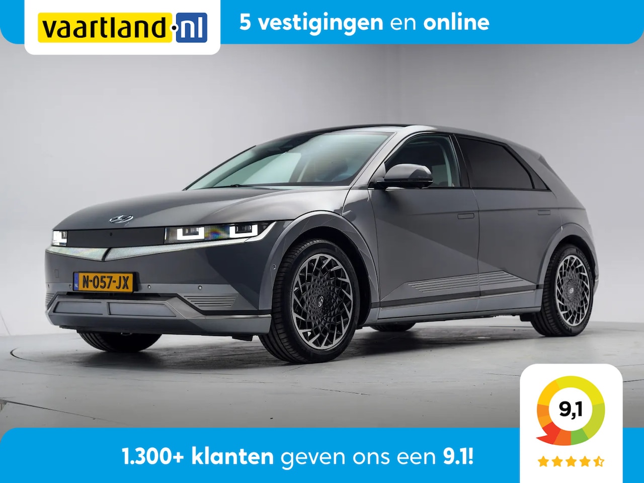 Hyundai IONIQ 5 - Lounge 73kWh 3 fase SOH 92,3% [ Panorama Leder Trekhaak ] - AutoWereld.nl