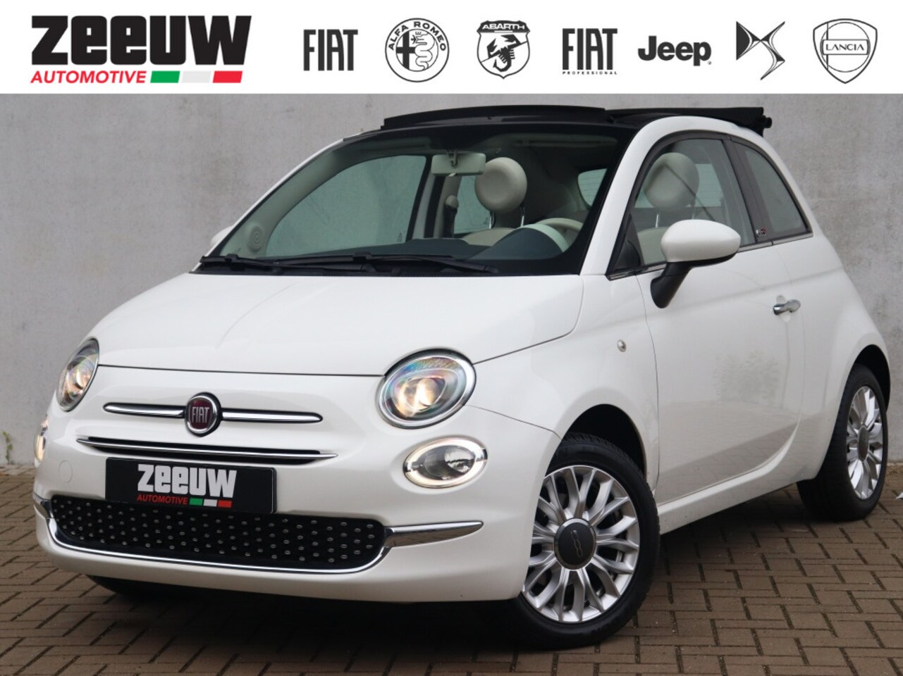 Fiat 500 C - 1.2 69 PK Lounge | Airco | Cruise | PDC | 7" TFT - AutoWereld.nl