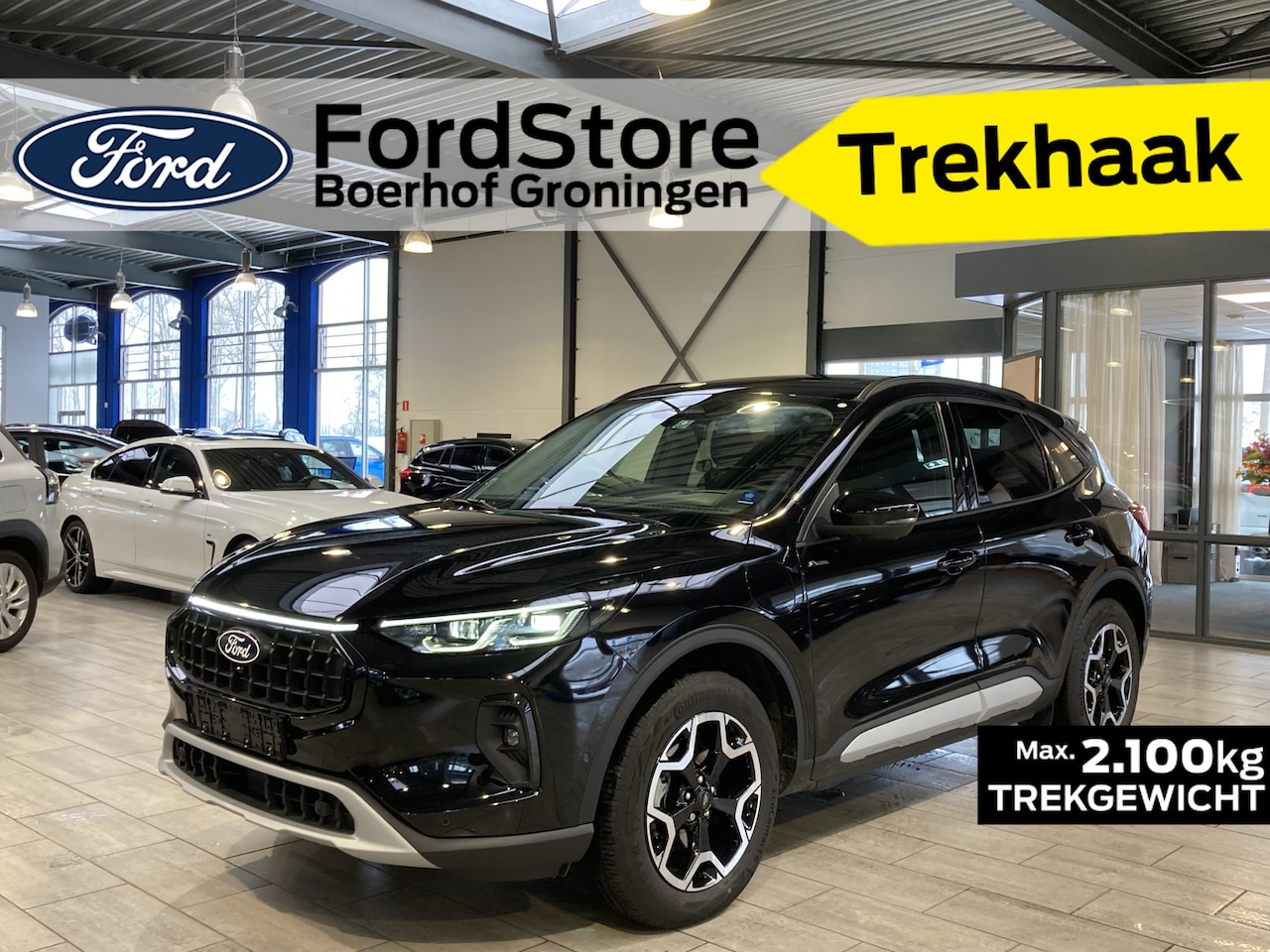 Ford Kuga - 2.5 PHEV 243 pk Active X | Elek. Trekhaak I Pano | AGR stoelen | Techn. Pack I Winter Pack - AutoWereld.nl