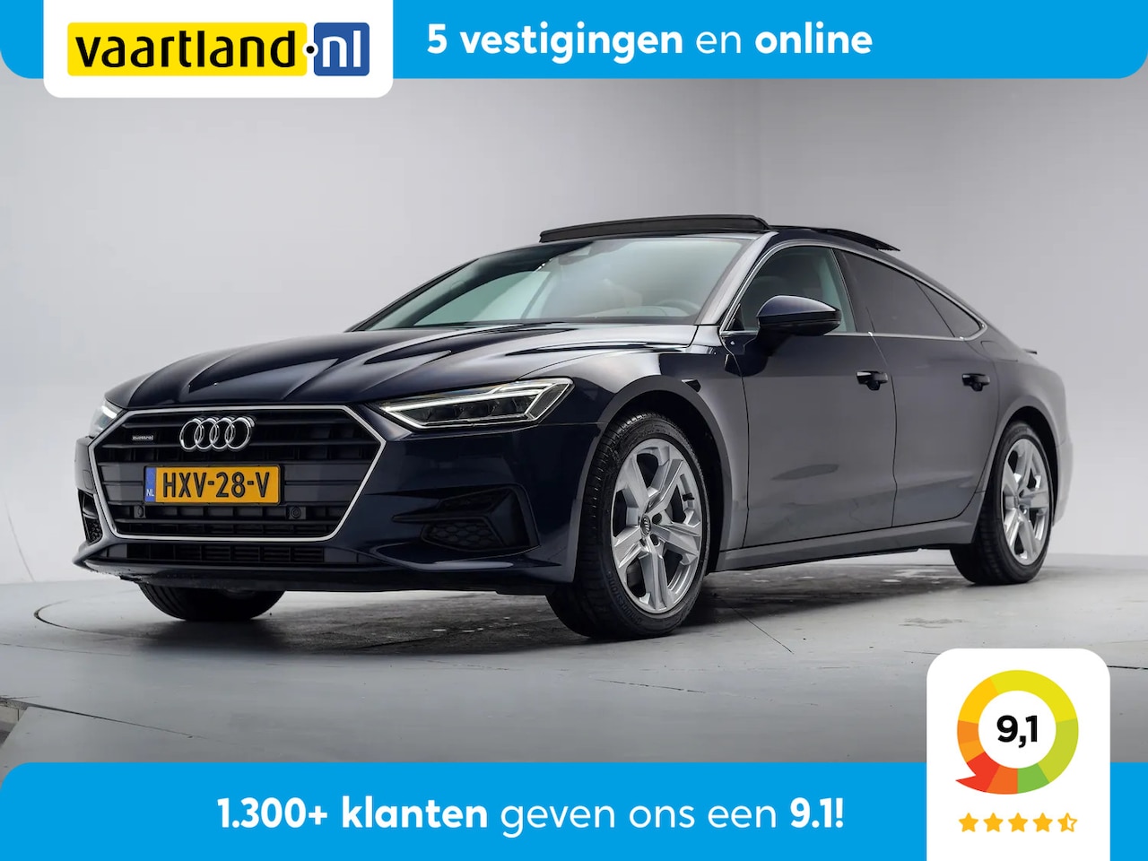 Audi A7 Sportback - 50 TFSI e Quattro Pro Line Plus [ Panorama Bang&Olufsen Alcantara/leder Stoelverwarming ] - AutoWereld.nl