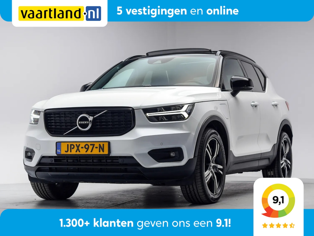 Volvo XC40 - T5 Recharge 262pk R Design Aut. [ Panorama Stoelverwarming Camera ] - AutoWereld.nl