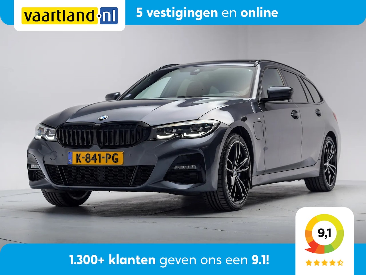 BMW 3-serie Touring - 330e M Sport Aut. [ Panorama Leder Stoelverwarming ] - AutoWereld.nl