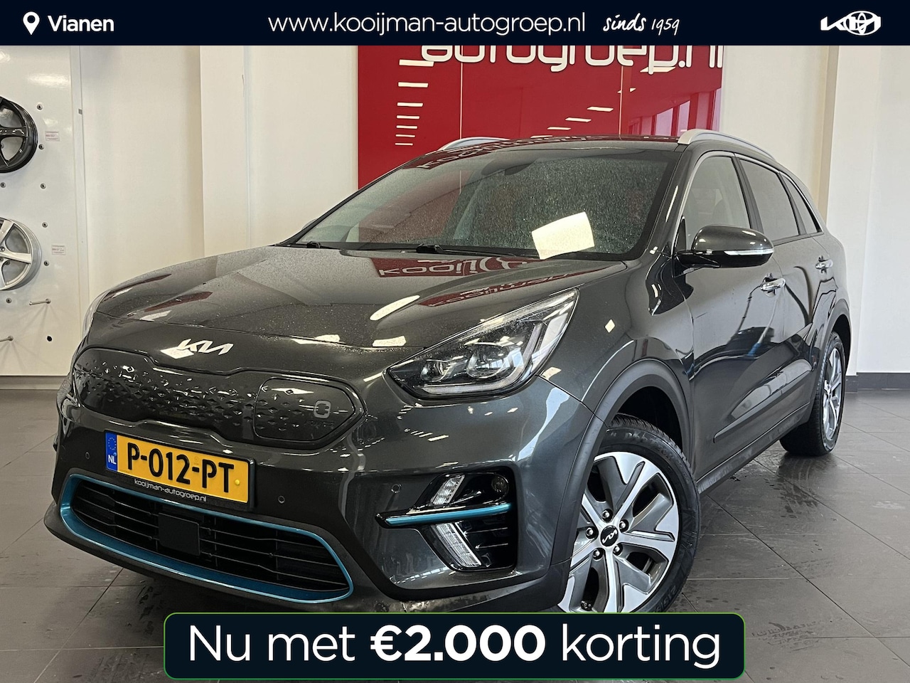 Kia e-Niro - DynamicPlusLine 64kWh DynamicPlusLine 64 kWh ,Schuif-/kanteldak ,Adaptive cruise control ,Stoel/Stuurverwarming - AutoWereld.nl