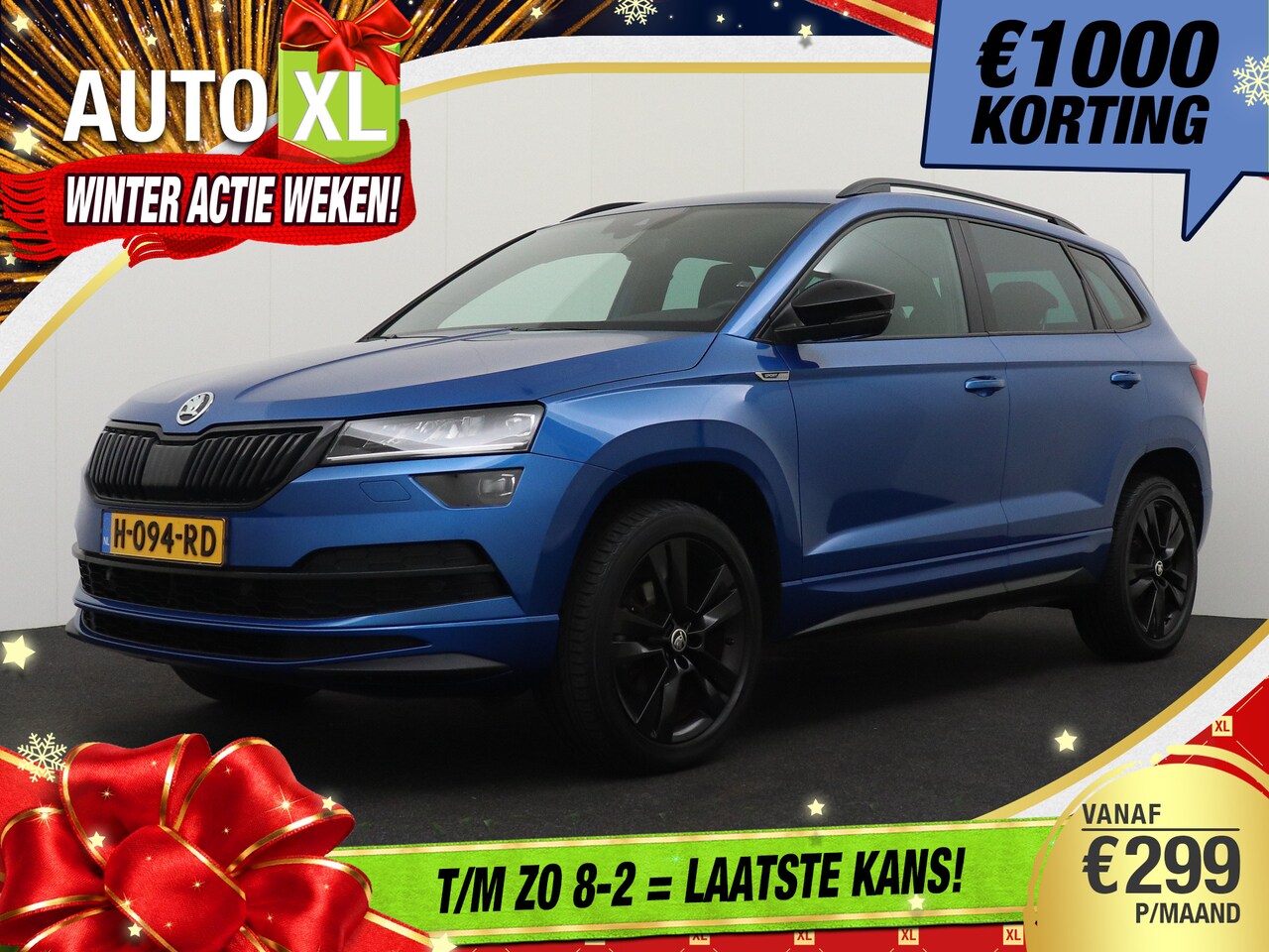 Skoda Karoq - 1.5 TSI 150 PK Aut. Sportline Camera Stoelverw. Adapt. Cruise 1k - AutoWereld.nl