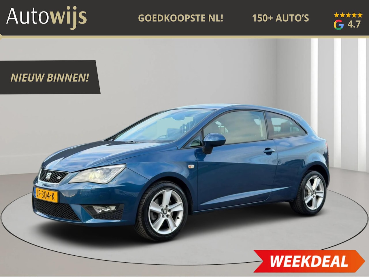 SEAT Ibiza SC - 1.0 EcoTSI FR Connect|NAVI|CLIMA|ALCANTARA|XENON|NL AUTO - AutoWereld.nl