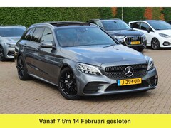 Mercedes-Benz C-klasse Estate - 180 Business 157pk Solution AMG / Panoramadak / Camera / Leder / Navigatie / 18'' / DAB /