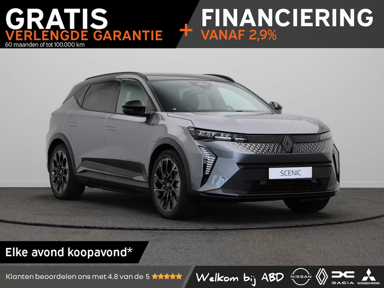 Renault Scenic E-Tech - esprit Alpine Long range | 20” lichtmetalen wielen ‘Speedway’ | Achteruitrijcamera | Adapt - AutoWereld.nl