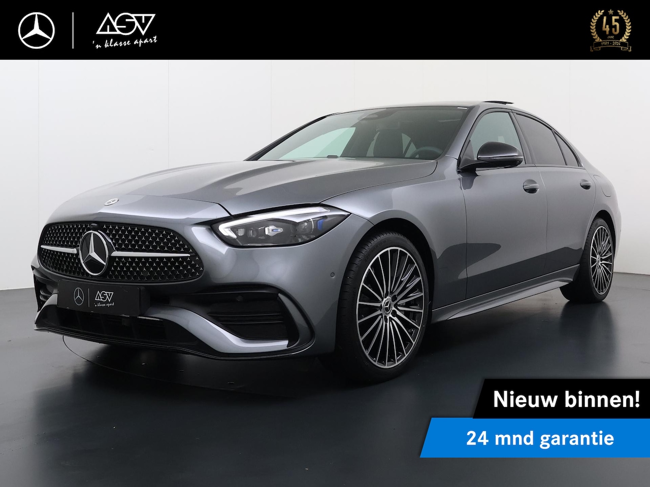 Mercedes-Benz C-klasse - 300 e Business Solution AMG | Trekhaak Wegklapbaar | Niveauregeling | Distronic Cruise Con - AutoWereld.nl