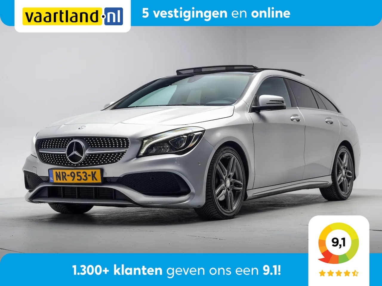 Mercedes-Benz CLA-klasse Shooting Brake - AMG Aut. [ Schuifdak Half Leer Led Sportstoelen ] - AutoWereld.nl